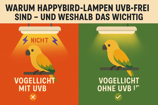 Warum HappyBird-Lampen UVB-frei sind – und warum das wichtig ist