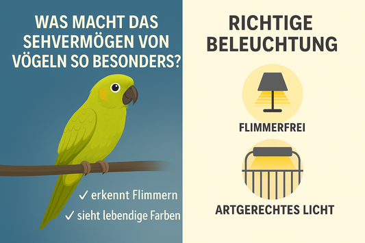 Was das Sehvermögen von Vögeln so besonders macht (und was das für die Beleuchtung bedeutet)