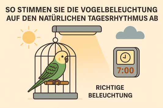 So erstellen Sie einen natürlichen Licht-Rhythmus für Ihren Vogel